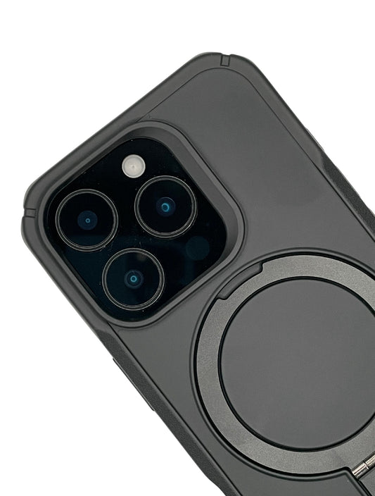 MatteShield MagSafe Kickstand Case - Black