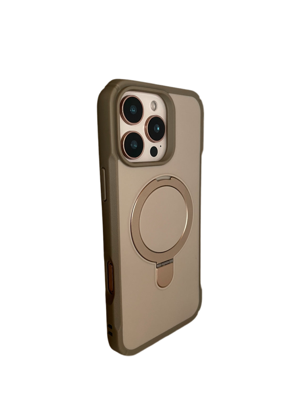 MatteShield MagSafe Kickstand Case - Golden