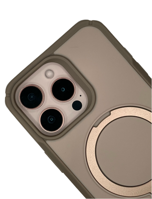 MatteShield MagSafe Kickstand Case - Golden
