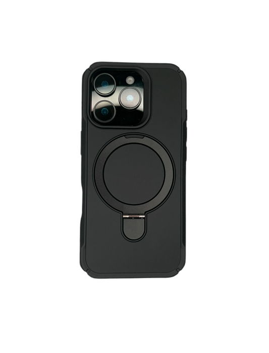 MatteShield MagSafe Kickstand Case - Black