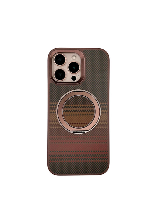 TerraCarbon MagSafe Kickstand Case- Copper Brown