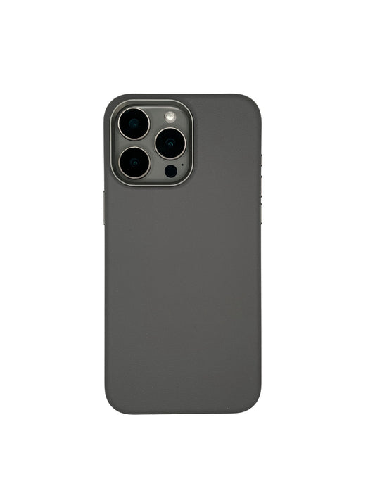 Premium Leather Case - Grey