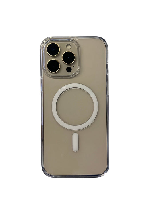 Transparent Hard Case with MagSafe (Anti-yellow) Drop Protection